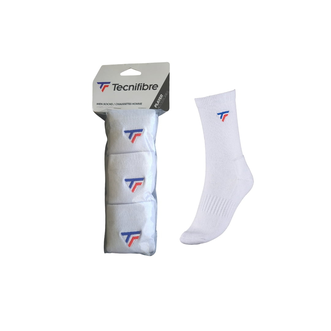 Par Calcetines Tecnifibre Blanco Mujer, Ropa pádel TECNIFIBRE